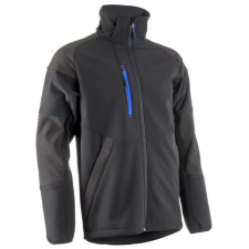 YUKI II SOFTSHELL DZSEKI FEKETE/KÉK SZÍNBEN_XL férfi kabát, dzseki