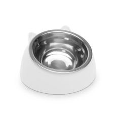 Yummie Etetőtál macskáknak - 165 x 100 mm - fehér macskatál