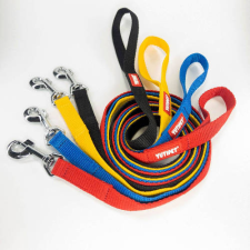 YUTIPET KT. YP. Póráz párnázott markolattal 35cm, sárga nyakörv, póráz, hám kutyáknak