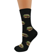 YVONNE Hamburger mintás zokni 39-42