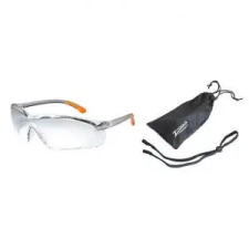 Z-Tools Szemüveg víztiszta tokkal és nyakpánttal védőszemüveg