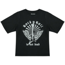 Zadig & Voltaire Rövid ujjú pólók X60459 Fekete 10 éves