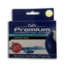 Zafír (Epson T0551) Tintapatron - Fekete (ZPET0551) nyomtatópatron & toner