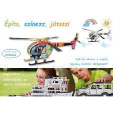 Zafír Press Sannin Media - Helikopter - Kifestő karton makett építő - és kreatív szett gyermek- és ifjúsági könyv
