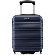 Zagatto Kabinkocsi, Zagatto®, Kék, Kocsi mérete 40x30x20 cm, XS méret, Kis kocsi, Kézipoggyász, Wizz Air kompatibilis, Alumínium teleszkópos fogantyú, Robusztus cipzár, ABS, Ellenálló, Űrtartalom 20L
