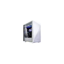 Zalman Ház Midi ATX Z9 ICEBERG WH Tápegység nélkül, Fehér Üvegfalú számítógép ház