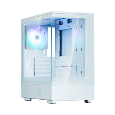 Zalman P10 Mini Torony Számítógépház + 1db 120mm ventilátor - Fehér (P10 WHITE) számítógép ház