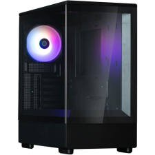 Zalman P10 táp nélküli ablakos mATX ház fekete (P10 BLACK) számítógép ház