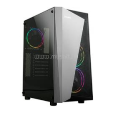 Zalman S4 PLUS fekete (táp nélküli) ablakos ATX ház (ZALMAN_S4_PLUS) számítógép ház