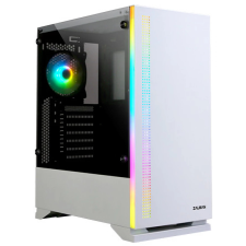 Zalman S5 White táp nélküli ablakos ház fehér számítógép ház