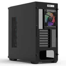Zalman Z10 Plus RGB Tempered Glass Black számítógép ház