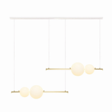 ZAMBELIS arany-opál LED függesztett lámpa (ZAM-22235) LED 1 izzós IP20 világítás