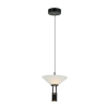 ZAMBELIS fekete-fehér LED függesztett lámpa (ZAM-23198) LED 1 izzós IP20