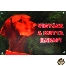 Zams Kutya Harap Tábla A/5 Műanyag (többféle) kutyafelszerelés