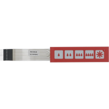 ZANOLLI PÁROLGATÓ GOMB PANEL 104x28 mm beépíthető gépek kiegészítői