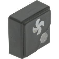 Zanussi FEKETE NÉGYZETES KAPCSOLÓGOMB 23x23mm 'VENTILÁTOR' beépíthető gépek kiegészítői