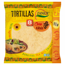 Zanuy kukorica tortilla 8 db 320 g csokoládé és édesség