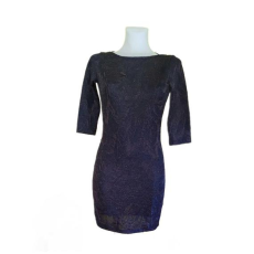  Zara fekete nyitott hátú női ruha (méret: S)