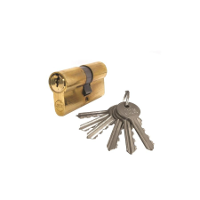  Zárbetét 30/30mm 6 kulcs réz zár és alkatrészei