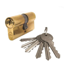  Zárbetét 30/30mm 6 kulcs réz 3286466 zár és alkatrészei