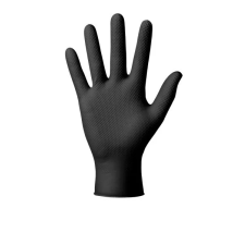 ZARYS GripzzlyExtra Vastag Nitril kesztyű Fekete L védőkesztyű