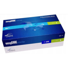 ZARYS Nitrile gloves ZARYS easyCARE, powder-free - blue L (pack - 100 pcs) (5907996878284)