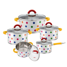 Zass Rozsdamentes acél edénykészlet fedéllel Zass Gourmet ZG-SCS 02 edény
