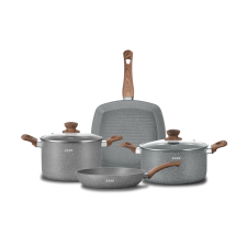 Zass Zass Gourmet ZG-ACS 05 márványozott, tapadásmentes, öntött alumínium edénykészlet edény