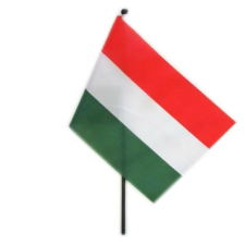  Zászló műanyag rúdon Magyarország 30 x 45 cm dekoráció