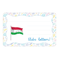  Zászló ovis jellel öntapadós füzet cimke füzetcímke