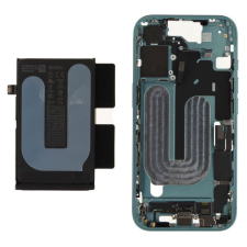  ZD076-00683 Gyári Apple iPhone 16 középső keret akkumulátorral, zöld mobiltelefon, tablet alkatrész