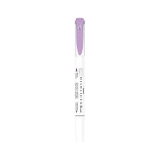 Zebra Ecsetirón, kétvégű ZEBRA \"Mildliner Cool & Refined\", lila ecset, festék
