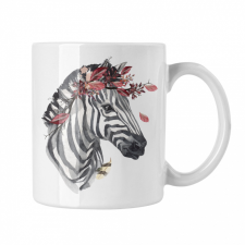  Zebra - Fehér Bögre bögrék, csészék