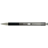 Zebra Golyóstoll, 0,24 mm, nyomógombos, antracit tolltest, ZEBRA "F-301 A", kék