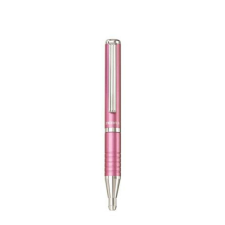 Zebra Golyóstoll, 0,24 mm, teleszkópos, metál pink tolltest, ZEBRA SL-F1, kék (TZ23467) toll