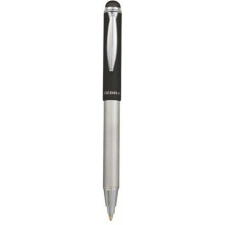 Zebra Golyóstoll, 0,24 mm, teleszkópos, rozsdamentes acél, grafitszürke tolltest, ZEBRA Telescopic Metal Stylus, kék (TZ46619) toll