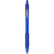 Zebra Golyóstoll, 0,27 mm, nyomógombos, ZEBRA "Z-Grip", kék toll