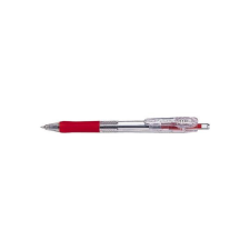 Zebra Golyóstoll 0,5mm, Zebra Tapli clip Eco, írásszín piros toll