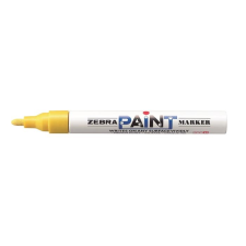 Zebra Lakkmarker, 3 mm, ZEBRA "Paint marker", sárga filctoll, marker
