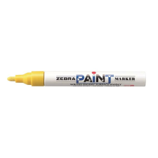 Zebra Lakkmarker, 3 mm, ZEBRA "Paint marker", sárga filctoll, marker