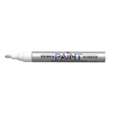 Zebra Lakkmarker, 3 mm, ZEBRA "Paint marker", ezüst filctoll, marker