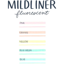 Zebra Mildliner Fluorescent 5db-os kettős végű szövegkiemelő készlet (78105) filctoll, marker