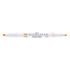 Zebra mildliner fluorescent narancssárga kett&#337;s vég&#369; szövegkiemel&#337; 78190 filctoll, marker