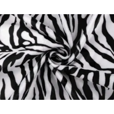  Zebra mintás szörme imitáció dekorációs kellék