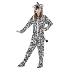 Zebra öltöny KidMania® gyerekeknek 4-6 éves korig 115-128 cm jelmez