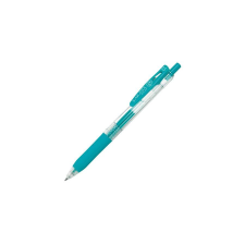 Zebra Zseléstoll, 0,33 mm, nyomógombos, ZEBRA "Sarasa Clip", kékeszöld toll