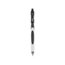 Zebra Zseléstoll, 0,38 mm, nyomógombos, ZEBRA \"OLA\", fekete toll