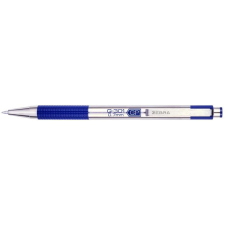 ZEBRA Zseléstoll, 0,38 mm, nyomógombos, ZEBRA "G-301", kék toll