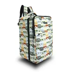  Zellia Hátizsák Hz-104 Macska Mintás – #99 – Vízlepergetős – 40 X 25 X 20 Cm