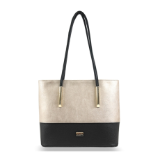  Zellia Női Merev Válltáska Zvn210925 Fekete-Arany – Brw –